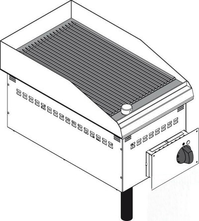 Жарочная поверхность встраиваемая Tecnoinox DFTR35E0 