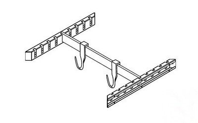 Направляющая с крюками для LoStagionatore MEAT / MEAT&CHEESE 700