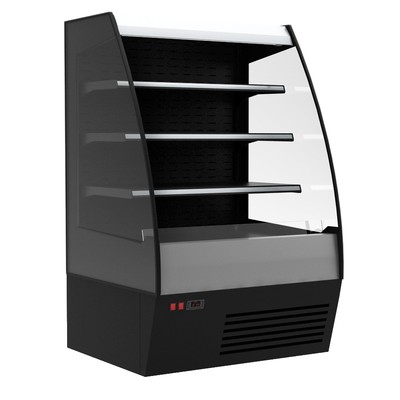 Тепловая пристенная витрина Полюс F 16-08 SH 1,3-2 0200 (Carboma 1600/875 BT-1,3) тонир.стеклопакет