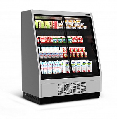 Пристенная витрина Carboma F16-08 VV 1,0-1 0300 STANDARD фронт X1 (Tokyo версия 2.0) (9006-9005)