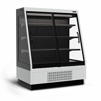 Пристенная витрина Carboma F16-08 VV 1,0-1 STANDARD фронт X1 (Tokyo версия 2.0) (9006-9005)