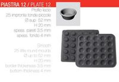 Форма для тарталеток Pavoni COOKMATIC 12