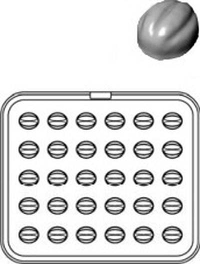 Форма для тарталеток Pavoni COOKMATIC 5