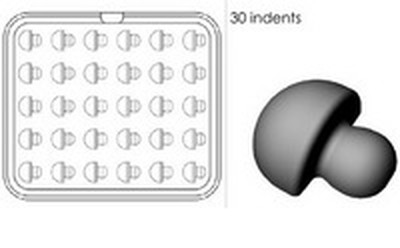 Форма для тарталеток Pavoni COOKMATIC Y