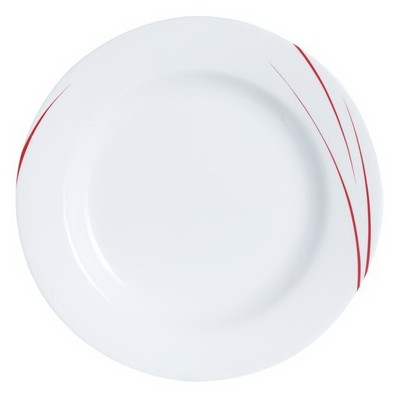Тарелка десертная ARC Toronto 19,5 см (красный декор)