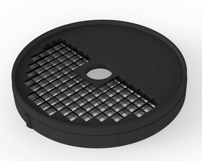 Решетка ножевая для нарезки кубиками 10х10х10 мм (пластик + нерж) для МКО-50