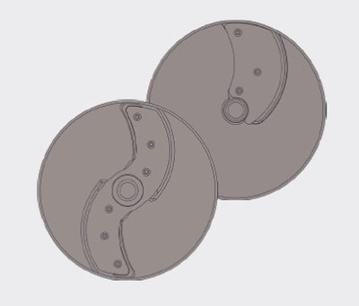 Диск гратен 7 мм для овощерезки Fornazza