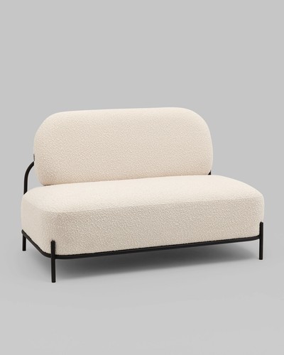 Диван Стоун букле молочный