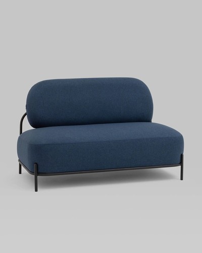 Диван Стоун рогожка синий