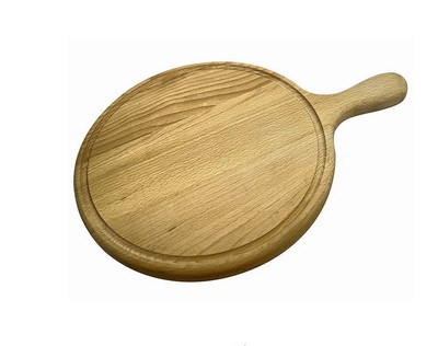 Доска для пиццы и стейка с ручкой 300х20 мм (бук)