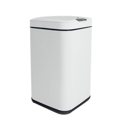 Ведро для мусора сенсорное, квадратное, внутр ведро, Foodatlas JAH-6311, 13 л (белый)