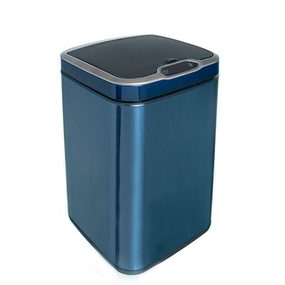 Ведро для мусора сенсорное, квадратное, внутр ведро, Foodatlas JAH-6311, 13 л (сапфировый)