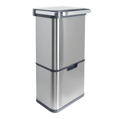 Ведро для раздельного сбора мусора, сенсор, 4 емкости, Foodatlas, JAH-8889, 50л