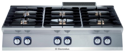 Плита 6-конфорочная 700 серии Electrolux E7GCGL6C00 371004 ГАЗ