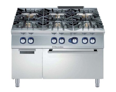 Плита 6-конфорочная 900 серии Electrolux E9GCGL6C1M 391014 ГАЗ