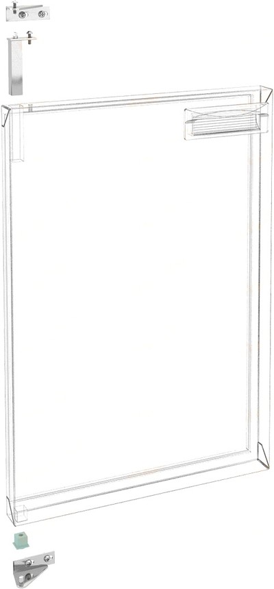 Комплект крепления двери холодильного стола HiCold