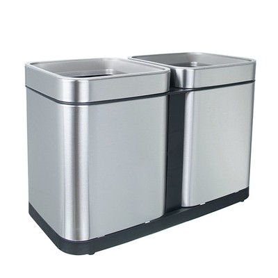 Ведро для раздельного сбора мусора, 2 емкости, Foodatlas  JAH-7520, 30л