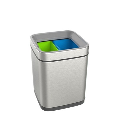Ведро для раздельного сбора мусора, 2 емкости, внутр ведро, Foodatlas  JAH-362-2, 10л