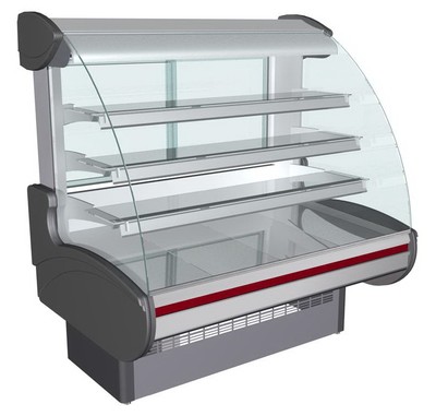Холодильная кондитерская витрина Айсберг Эллада-К 1,7 (с подтоварником)