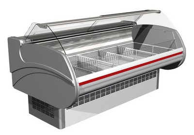 Холодильная витрина Айсберг Эллада-М 2,1 (без подтоварника, с корзинами)