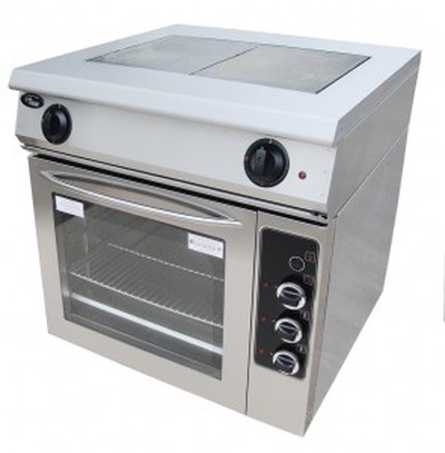 Плита электрическая 2-конфорочная Ф2ПДКЭ с конвекционной духовкой