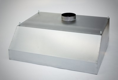 Зонт вытяжной ЗВЗ 1800*1000*400, нерж.ст.