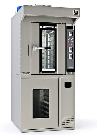Печь ротационная Bassanina FR MINI E46.10 + расстойка FR MINI E46.PR