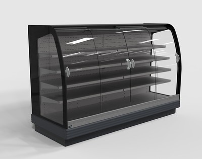 Пристенная витрина FREOR Pluton Space 2000 (встройка)