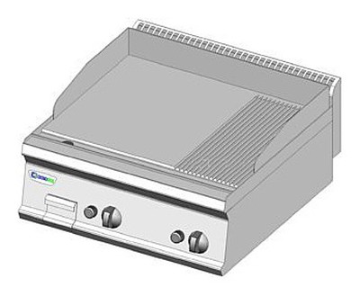 Поверхность жарочная 700 серии Tecnoinox FTR70G7 ГАЗ 