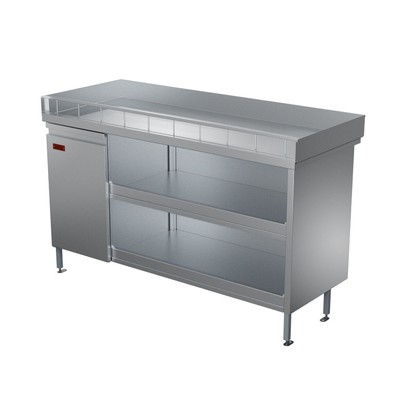 Стол судовой для выдачи пищи и сбора грязной посуды Проммаш СПИС-1500/600