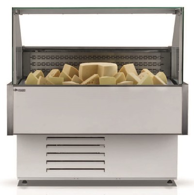 Холодильная витрина Cryspi Gamma Quadro 1500 без боковин (встроенный холод)