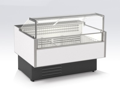 Холодильная витрина Cryspi Gamma Quadro 1200 М с боковинами (встроенный холод)