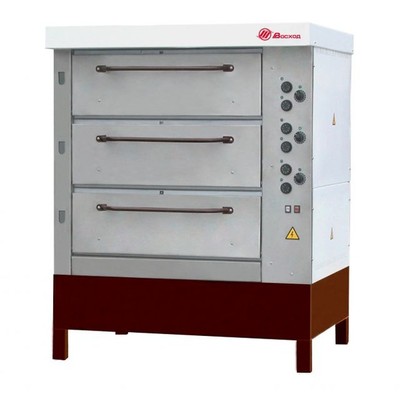 Хлебопекарная ярусная печь ХПЭ-750/3 (крашенная)