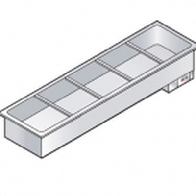 Встраиваемый паровой мармит для 1 и 2 блюд Emainox I7VB5