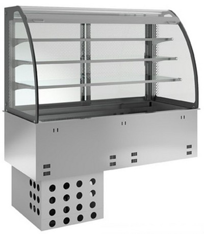 Встраиваемый прилавок-витрина для холодных блюд Emainox I7VVT3RVR2 