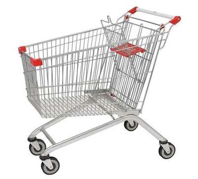 Тележка покупательская EKSI 180 л, TPR125 (с детским сиденьем)