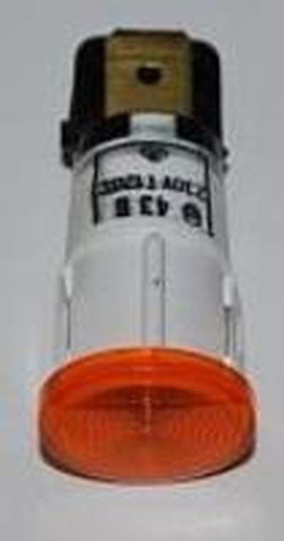 Лампа сигнальная желтая Abat