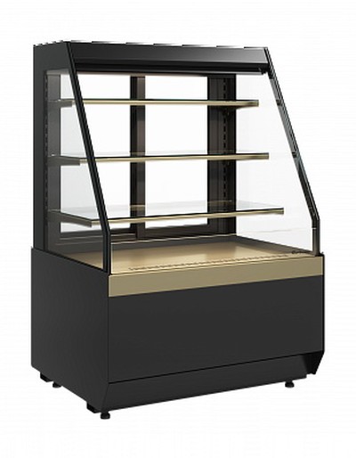 Витрина холодильная Carboma Cube KC70 VM 1,3-2 STANDARD открытая (версия 2.0)