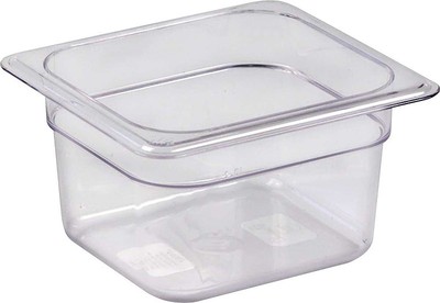 Гастроемкость Luxstahl GN 1/6-100 (176х164х100) 