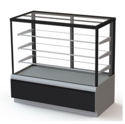 Витрина кондитерская Kayman K-ВК-900 Люкс Квадро (серебро)