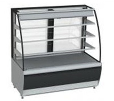 Витрина кондитерская Kayman K-ВК-1300 Открытая (серебро)