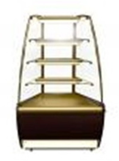 Витрина кондитерская Kayman K-ВК-45У Угловая (бронза)