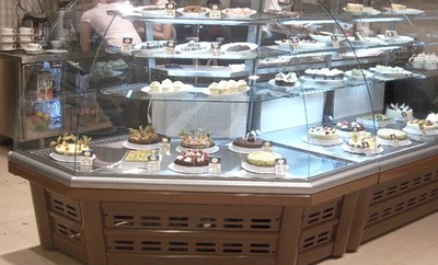 Кондитерская витрина Lida KANDI угол внешний (встройка)