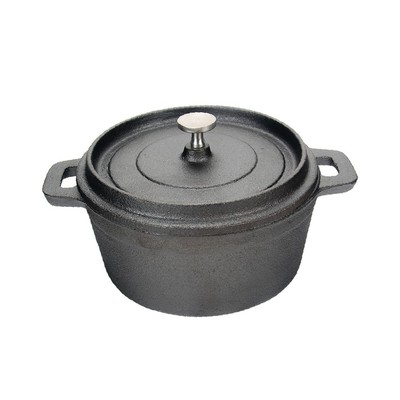 Кастрюля с крышкой порционная P.L. Proff Cuisine 500 мл, 12,5*6 см, чугун,