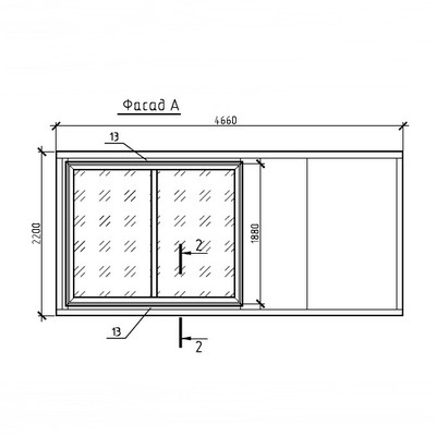 Цветочная камера Ариада КХСЦ 19,3-1В (2260х4660х2200)