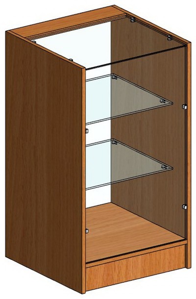 Прилавок торговый остекленный Классик-10