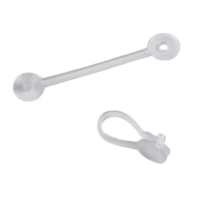 Клипса для подвешивания ценников, длина 50 мм, CL440-50 для стеллажа Марихолодмаш Купец