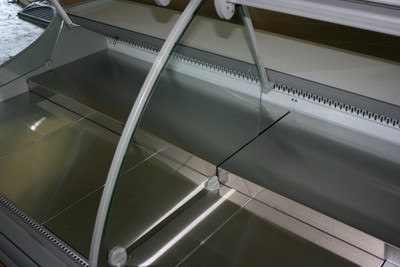 Делитель стеклянный стационарный высокий с крепежом для Диона ВС 21