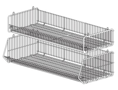 Корзина сборная многоярусного стеллажа, 1200х330х135 мм