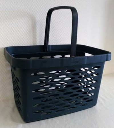 Корзина покупательская SHOLS 0333-27 (черная)